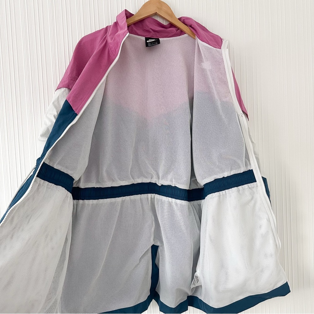 Nike Icon Clash Windbreaker/ Track Jacket/Tie-Waist/Hooded/Long Length/ - Picture 8 of 12